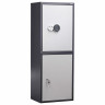 Шкаф металлический для документов AIKO "SL-125/2ТEL" ГРАФИТ, 1252х460х340 мм, 31 кг, S10799132902 по низкой цене оптом Краснодар, Москва, Уфа, Казань, Барнаул, Владивосток, Хабаровск, Сахалин, Красноярск, Екатеренбург, 
