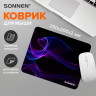 Коврик для мыши SONNEN "NEON WAVE" резина+ткань, 250х200х2мм, 513958 по низкой цене оптом Коврик для мыши SONNEN "NEON WAVE" резина+ткань, 250х200х2мм, 513958 по низкой цене оптом