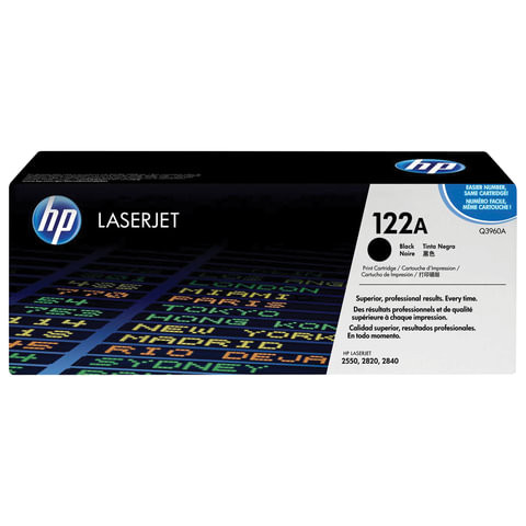 Картридж лазерный HP (Q3960A) ColorLaserJet 2550/2820 и другие, черный, оригинальный, 5000 стр. по низкой цене оптом 