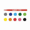 Фломастеры с наконечником-кистью CARIOCA (Италия) "Super Brush", 10 цветов, смываемые, 42937 по низкой цене оптом 