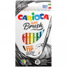 Фломастеры с наконечником-кистью CARIOCA (Италия) "Super Brush", 10 цветов, смываемые, 42937 по низкой цене оптом 