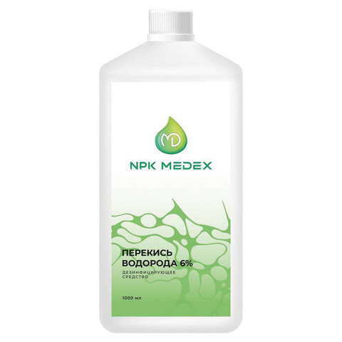 Средство дезинфицирующее Перекись водорода 6% 1л ЛЮИР по низкой цене оптом 