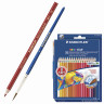 Карандаши цветные акварельные STAEDTLER (Германия) "Noris club", 36 цветов + кисть, европодвес, 144 10ND3603 по низкой цене оптом 