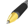 Ручка шариковая с грипом BRAUBERG "X-ONE", ЧЕРНАЯ, корпус прозрачный, узел 0,5 мм, линия письма 0,35 мм, 143988 по низкой цене оптом Краснодар, Москва, Уфа, Казань, Барнаул, Владивосток, Хабаровск, Сахалин, Красноярск, Екатеренбург, 