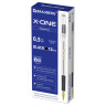 Ручка шариковая с грипом BRAUBERG "X-ONE", ЧЕРНАЯ, корпус прозрачный, узел 0,5 мм, линия письма 0,35 мм, 143988 по низкой цене оптом Краснодар, Москва, Уфа, Казань, Барнаул, Владивосток, Хабаровск, Сахалин, Красноярск, Екатеренбург, 