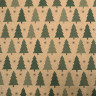 Бумага упаковочная подарочная крафт BIG SIZE новогодняя "Holiday Trees", 0,7х10 м, ЗОЛОТАЯ СКАЗКА, 591946 по низкой цене оптом 
