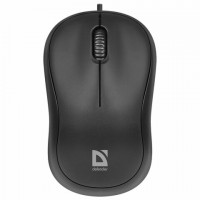 Мышь проводная DEFENDER Patch MS-759, USB, 2 кнопки + 1 колесо-кнопка, оптическая, черная, 52759