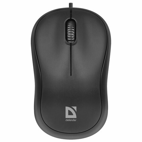Мышь проводная DEFENDER Patch MS-759, USB, 2 кнопки + 1 колесо-кнопка, оптическая, черная, 52759 по низкой цене оптом Краснодар, Москва, Уфа, Казань, Барнаул, Владивосток, Хабаровск, Сахалин, Красноярск, Екатеренбург, 