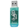 Флеш-диск 32 GB, SMARTBUY Glossy, USB 2.0, зеленый, SB32GBGS-G по низкой цене оптом Краснодар, Москва, Уфа, Казань, Барнаул, Владивосток, Хабаровск, Сахалин, Красноярск, Екатеренбург, 
