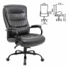 Кресло офисное BRABIX PREMIUM "Heavy Duty HD-004", НАГРУЗКА до 200 кг, экокожа, черное, 531942 по низкой цене оптом 