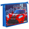 Папка для тетрадей ЮНЛАНДИЯ А4, 1 отделение, пластик, молния сверху, "Racing team", 229106 по низкой цене оптом 