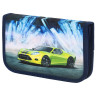 Пенал ПИФАГОР, 1 отделение, ткань, 19x13 см, "Green Car", 270360 по низкой цене оптом 