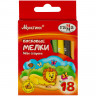 Восковые мелки ГАММА "Мультики", 18 цветов, 8х90 мм, круглые, 2131018_01_30 по низкой цене оптом 