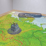 Карта России физическая 101х70 см, 1:8,5М, с ламинацией, интерактивная, европодвес, BRAUBERG, 112392 по низкой цене оптом 