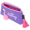 Пенал-косметичка BRAUBERG, канвас с объемной аппликацией, "Flamingo", 20х3х9 см, 229001 по низкой цене оптом 