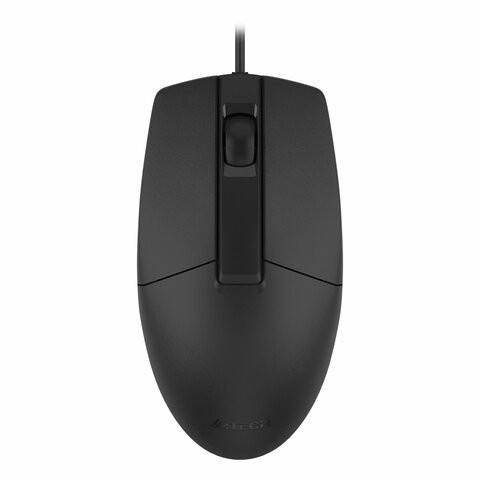 Мышь проводная A4TECH OP-330, USB, 2 кнопки+1 колесо-кнопка, оптическая, черная, 1530236 по низкой цене оптом Краснодар, Москва, Уфа, Казань, Барнаул, Владивосток, Хабаровск, Сахалин, Красноярск, Екатеренбург, 