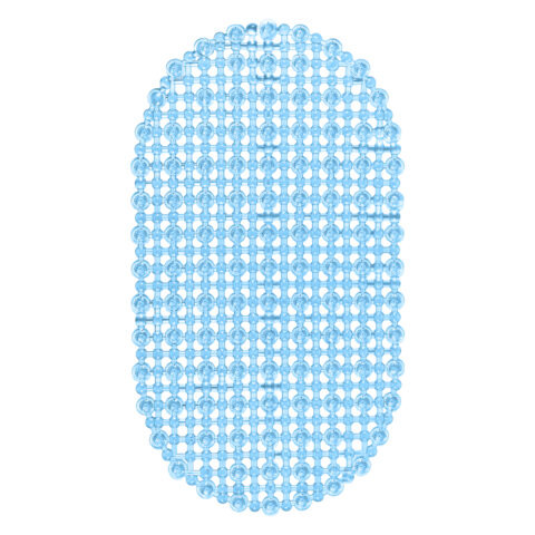 Коврик для ванны противоскользящий 68х39см, "Молекулы", овальный, голубой, ПВХ, PRIMILA, 700388 по низкой цене оптом Коврик для ванны противоскользящий 68х39см, "Молекулы", овальный, голубой, ПВХ, PRIMILA, 700388 по низкой цене оптом