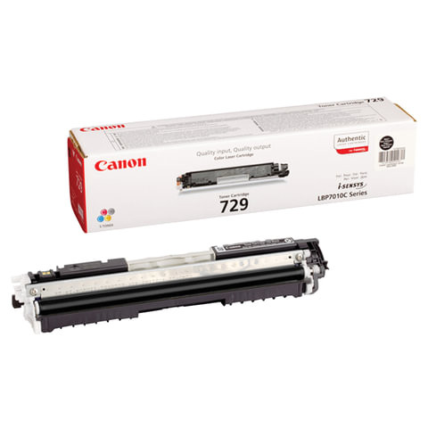 Картридж лазерный CANON (729BK) LBP7010C/7018C, черный, ресурс 1200 страниц, оригинальный, 4370b002 по низкой цене оптом 