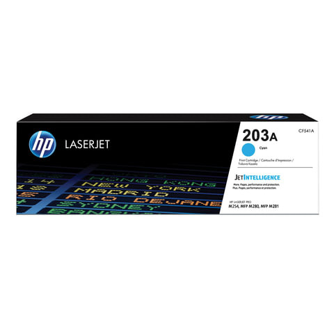Картридж лазерный HP (CF541A) LaserJet Pro M254/M280/M281, голубой, ресурс 1300 стр., оригинальный по низкой цене оптом 