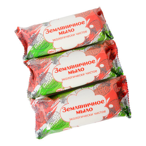 Мыло туалетное 90г "Земляничное" (АГРОПРОМ-ЮГ), натуральное, ш/к 51807, 925454 по низкой цене оптом Мыло туалетное 90г "Земляничное" (АГРОПРОМ-ЮГ), натуральное, ш/к 51807, 925454 по низкой цене оптом