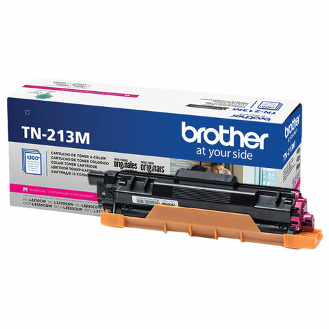 Картридж лазерный BROTHER (TN213M) HLL3230CDW/DCPL3550CDW/MFCL3770CDW, пурпурный, оригинальный, ресурс 1300 страниц по низкой цене оптом 