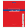 Тетрадь А5, 96 л., BRAUBERG, клетка, обложка картон, "CONTRACT", 400523 по низкой цене оптом 