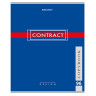 Тетрадь А5, 96 л., BRAUBERG, клетка, обложка картон, "CONTRACT", 400523 по низкой цене оптом 
