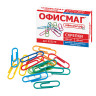 Скрепки ОФИСМАГ, 28 мм, цветные, 100 шт., в картонной коробке, Россия, 225210 по низкой цене оптом 