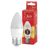 Лампа светодиодная ЭРА, 8(75)Вт, цоколь Е27, свеча, теплый белый, 25000 ч, ECO LED B35-8W-2700-E27, Б0030020 по низкой цене оптом 