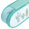 Пенал-футляр BRAUBERG, 1 отделение, ткань, 21x9x5 см, "Cactus", 270372 по низкой цене оптом 
