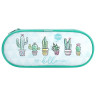 Пенал-футляр BRAUBERG, 1 отделение, ткань, 21x9x5 см, "Cactus", 270372 по низкой цене оптом 