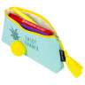 Пенал-косметичка BRAUBERG, канвас с объемной аппликацией, "Ananas", 20х3х9 см, 229002 по низкой цене оптом 
