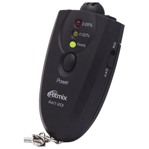 Алкотестер персональный RITMIX RAT-201, 0-1 промилле, индикация, питание 2хААА, ш/к 4, 15115894 по низкой цене оптом 