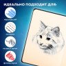 Скетчбук, слоновая кость 140г/м 130х210мм, 80л, софт-тач, резинка, BRAUBERG ART_CL, 1, 116467 по низкой цене оптом 