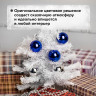 Ель новогодняя искусственная настольная "Snow White" 30 см, ПВХ, белая, ЗОЛОТАЯ СКАЗКА, 591708 по низкой цене оптом 