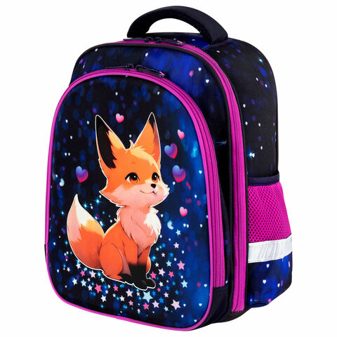 Ранец BRAUBERG KIDS STANDARD, 2 отделения, Fairy fox, 36х28х14 см, 273144 по низкой цене оптом 