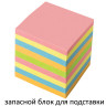 Блок для записей BRAUBERG непроклеенный, куб 9х9х9 см, цветной, 122341 по низкой цене оптом 