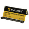 Подставка для визиток настольная BRAUBERG "Germanium", металлическая, 43х95х71 мм, черная, 231942 по низкой цене оптом 