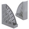 Лоток вертикальный для бумаг BRAUBERG "Standard+", 250х90х300 мм, серый, 237225 по низкой цене оптом 