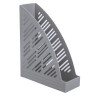 Лоток вертикальный для бумаг BRAUBERG "Standard+", 250х90х300 мм, серый, 237225 по низкой цене оптом 