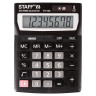 Калькулятор настольный STAFF STF-1808, КОМПАКТНЫЙ (140х105 мм), 8 разрядов, двойное питание, 250133 по низкой цене оптом 