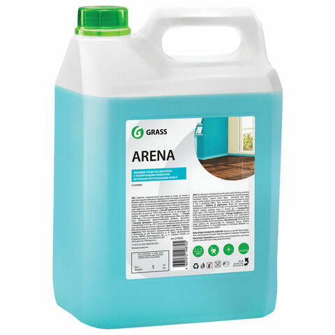 Средство для мытья пола 5 кг GRASS ARENA, с полирующим эффектом, нейтральное, концентрат, 218005 по низкой цене оптом 