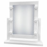 Зеркало для макияжа гримерное с подсветкой, 6 LED ламп, 3 режима свечения, размер 21х29 см, работа от USB или 4хAA, цвет белый, WBZ, 609334 по низкой цене оптом 