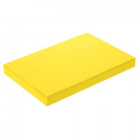 Бумага цветная ПЛОТНАЯ BRAUBERG, А4, 160 г/м2, 250л, желтая, интенсив, для печати,тво, 116674