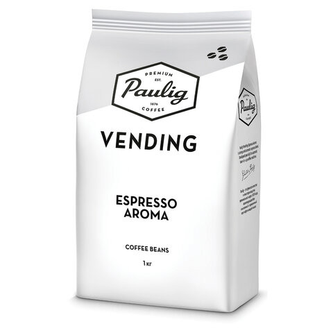Кофе в зернах PAULIG (Паулиг) "Vending Espresso Aroma", натуральный, 1000 г, вакуумная упаковка, 16377 по низкой цене оптом Кофе в зернах PAULIG (Паулиг) "Vending Espresso Aroma", натуральный, 1000 г, вакуумная упаковка, 16377 по низкой цене оптом