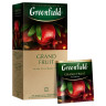 Чай GREENFIELD (Гринфилд) "Grand Fruit", черный, гранат-розмарин, 25 пакетиков в конвертах по 1,5 г, 1387-10 по низкой цене оптом 