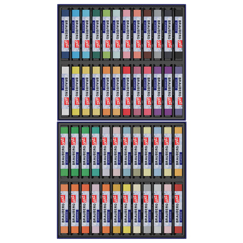 Пастель сухая художественная BRAUBERG ART CLASSIC, 48 цветов, квадратное сечение, 182094 по низкой цене оптом 