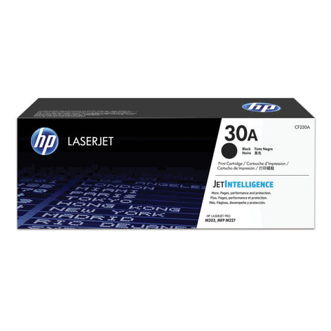 Картридж лазерный HP (CF230A) LaserJetPro M227fdw/M227sdn/M203dn/M203dw, №30A, ресурс 1600 стр., оригинальный по низкой цене оптом 