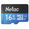 Карта памяти microSDHC 16 ГБ NETAC P500 Standard, UHS-I U1,80 Мб/с (class 10), адаптер, NT02P500STN-016G-R по низкой цене оптом 