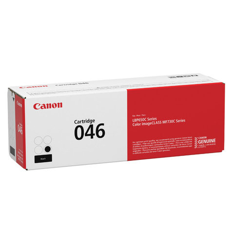 Картридж лазерный CANON (046) i-SENSYS LBP653Cdw/654Cx/MF732Cdw/734Cdw, черный, ресурс 2200 страниц, оригинальный, 1250C002 по низкой цене оптом 
